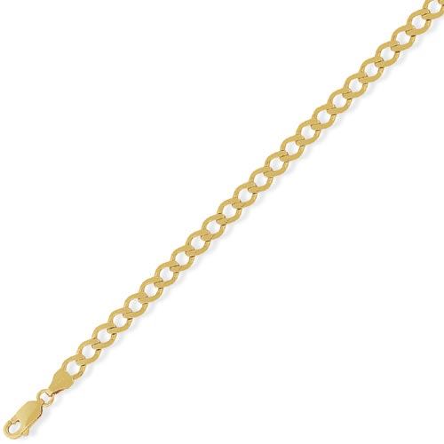 Gold Essentials 20 inch High Performance Curb Chain In 9 Carat Yellow Gold