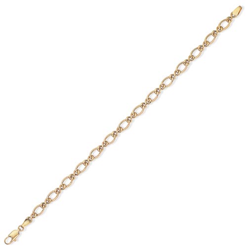 7.25 inch Fantasy Bracelet In 9 Carat Yellow Gold