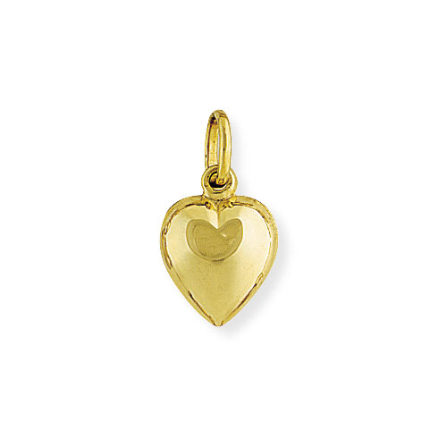 Gold Essentials Heart Pendant In 9 Carat Yellow Gold