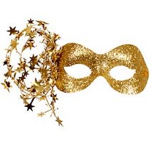 GOLD GLITTER WITH STARS