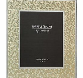 Gold Honeycomb Mosaic Effect 5 x 7 Photo Frame