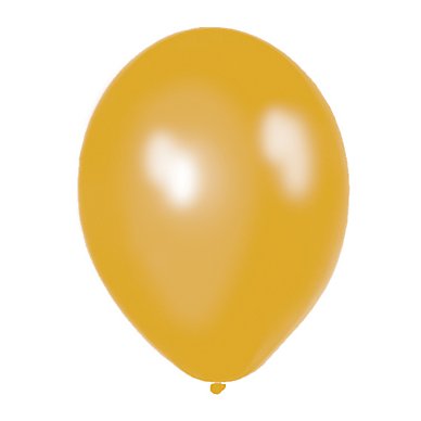 Gold Metallic latex balloons pk8