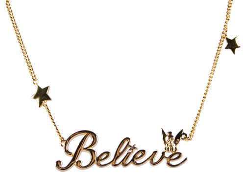 Plated Believe Tink Necklace from Disney