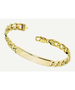 Gold Plated Gents ID Bracelet