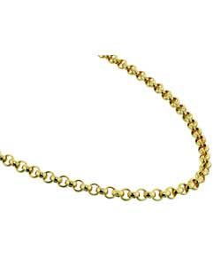 gold Plated Silver Belcher Chain