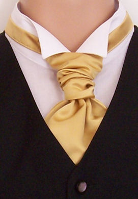 gold Scrunchie Cravat