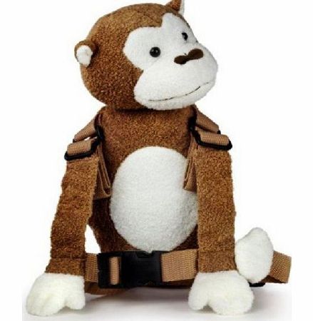 2 in 1 Harness Buddy White Face Monkey