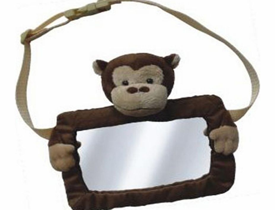 Goldbug Gold Bug Safe View Mirror Buddy Monkey Brown