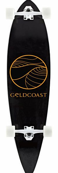 GoldCoast Classic Longboard Black - 44 inch