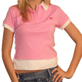 Pink Layered Polo