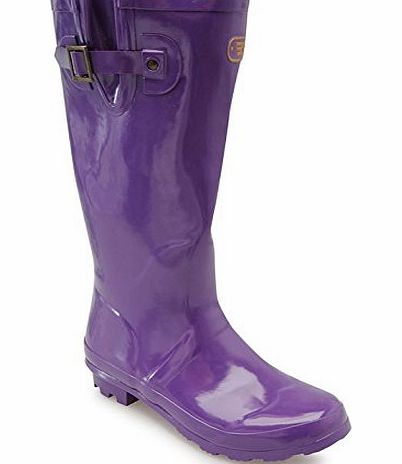 Golddigga Tall Wellies Ladies Purple 8 UK UK