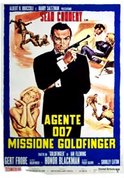 Goldfinger (Italian) Poster