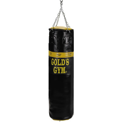 Golds Gym Leather Punch bag (4and#39; Leather Punch Bag)