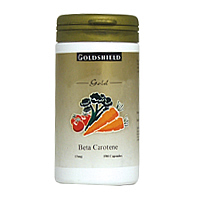 Goldshield Beta Carotene 15mg 100 capsules