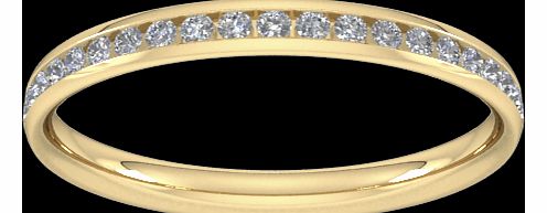 Goldsmiths 0.21 Carat Total Weight Half Channel Set