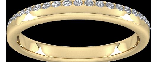 Goldsmiths 0.42 Carat Total Weight Brilliant Cut Wave Claw