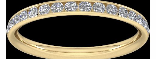 Goldsmiths 0.44 Carat Total Weight Half Channel Set