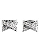 Goldsmiths 18ct Gold Diamond Cufflinks