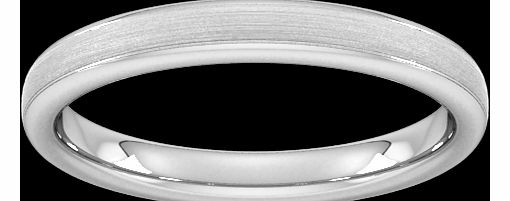 Goldsmiths 3mm Slight Court Extra Heavy matt centre with