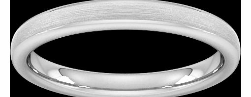 Goldsmiths 3mm Slight Court Extra Heavy Matt Finished