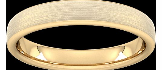4mm Slight Court Standard Matt Finished Wedding