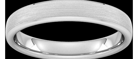 Goldsmiths 4mm Slight Court Standard polished chamfered