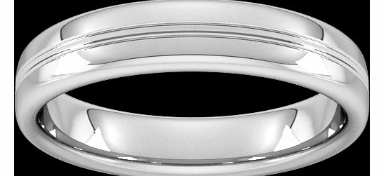 5mm Slight Court Standard Grooved polished