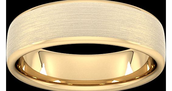 7mm Slight Court Standard Matt Finished Wedding