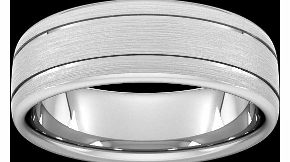 Goldsmiths 8mm Slight Court Extra Heavy matt finish with