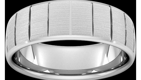 Goldsmiths 8mm Traditonal Court Heavy vertical lines