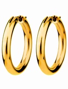 Goldsmiths 9ct Gold Hoop Earrings