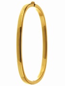 9ct Gold Plain Bangle
