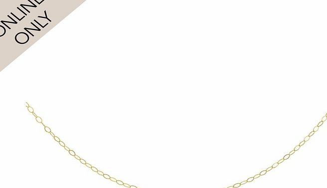 Goldsmiths 9ct Yellow Gold 16 Inch Trace Chain