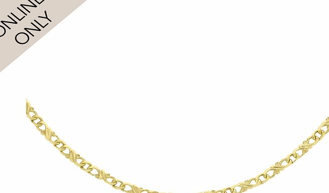 Goldsmiths 9ct Yellow Gold 18 Inch Double Celtic Chain