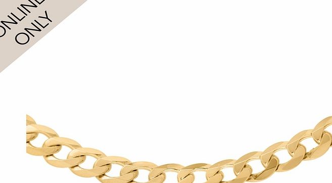 Goldsmiths 9ct Yellow Gold 20 Inch Curb Chain