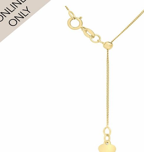 Goldsmiths 9ct Yellow Gold 22 Inch Curb Chain