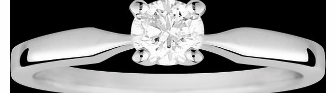 Goldsmiths Brilliant Cut 0.30 Carat Solitaire Diamond Ring