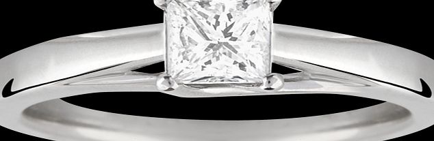 Goldsmiths Canadian Ice princess cut 0.70 carat solitaire