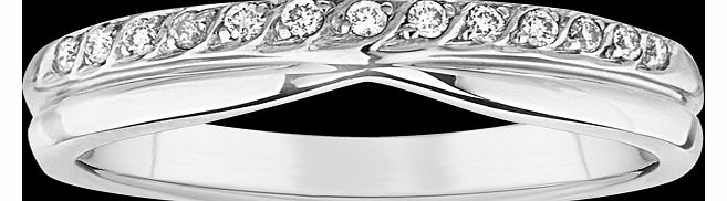 Goldsmiths Ladies 0.10 total carat weight diamond wedding