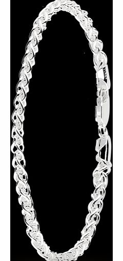 Goldsmiths Silver Spiga 7.5`` Bracelet