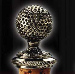 golf Ball Bottle Stopper