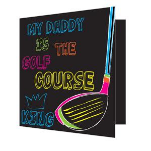 Golf Course King Card