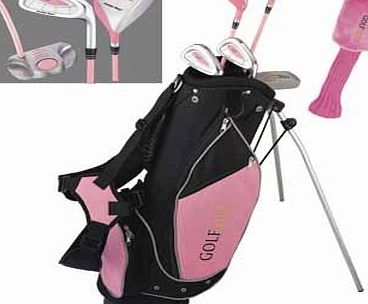 Golf Girl GolfGirl Pink Junior Golf Clubs Set inc bag, AGE 4 - 7 RH
