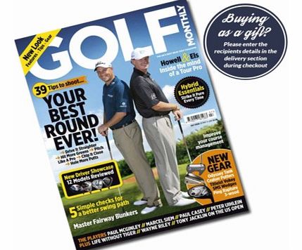 Golf Monthly Magazine Subscription 5044X