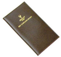 Golfers Club Leather Score Card Holder