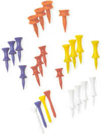 Golfers Club Plastic Tees