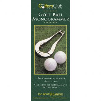 GolfersClub BALL MONOGRAMMER