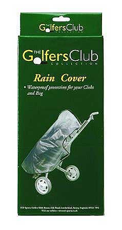 GolfersClub DELUXE RAIN COVER WITH ZIP (CLEAR)