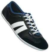 Goliath Draw Black and Electric Blue Trainers