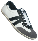 Goliath Draw White, Navy and Black Trainers